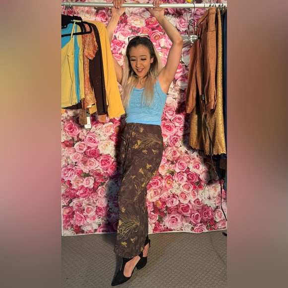 NEW aqua blue string Tank Top - Picture 2 of 3